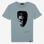 T-shirt Homme en coton bio bleu art belge Victor Delhez