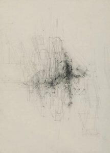 Lismonde Composition abstraite 1973