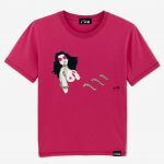 T-shirt Femme en coton biologique rose