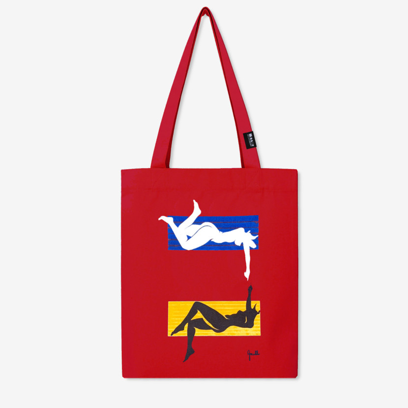 tote bag rouge evelyne axell