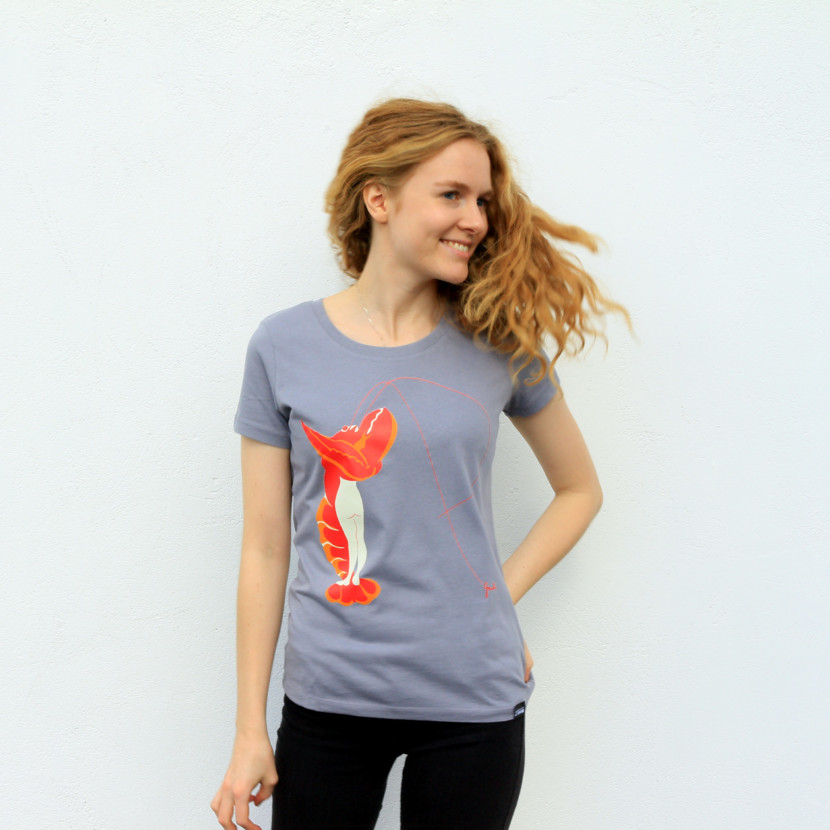 Evelyne Axell le homard amoureux un t-shirt 100% belge
